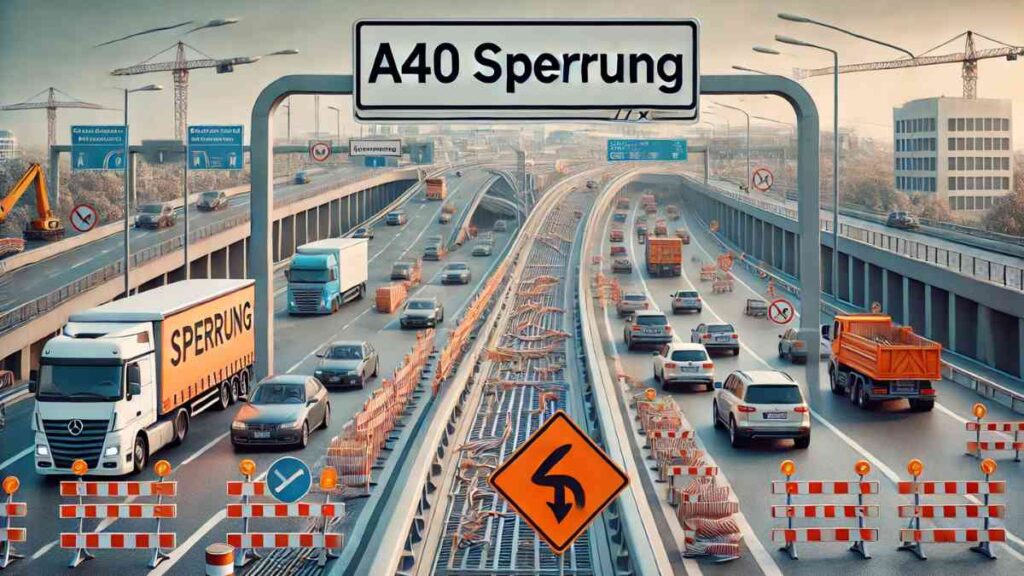 A40 Sperrung